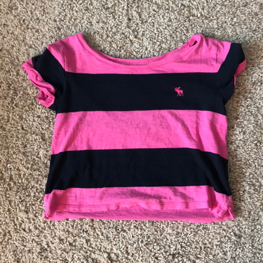 Abercrombie Kids Striped Crop Top